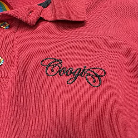 COOGI Shirt Men's XXXL Red 3XL Short Sleeve Polo Tee Casual 90s Designer Hip Hop - Picture 5 of 15